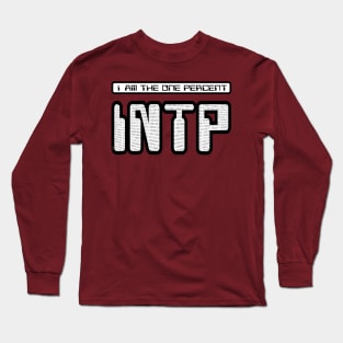 INTP - I Am The One Percent (Binary) Long Sleeve T-Shirt